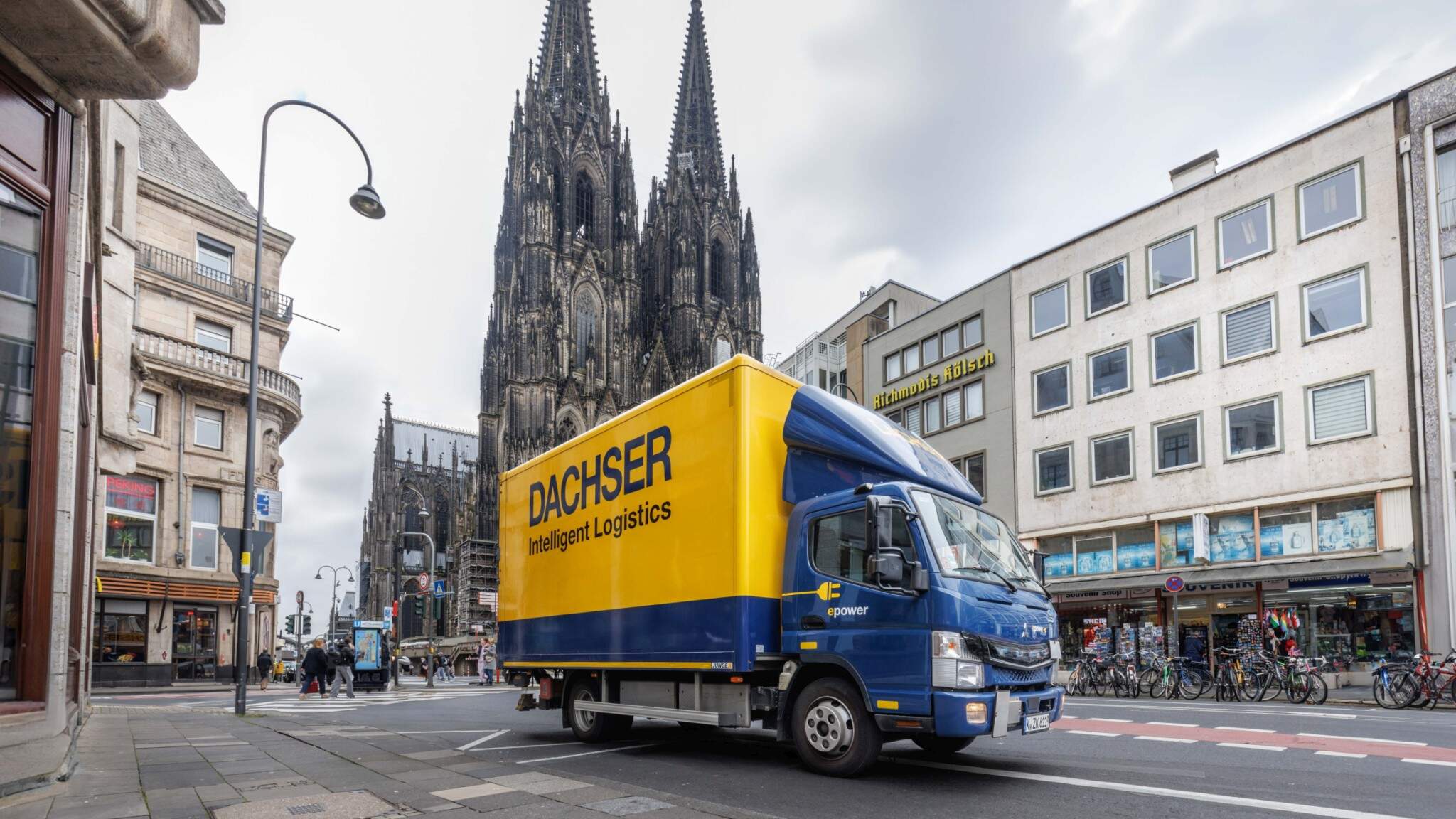 Des camions électriques supplémentaires pour le centre-ville de Cologne.